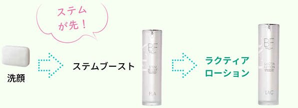 使用ステップ